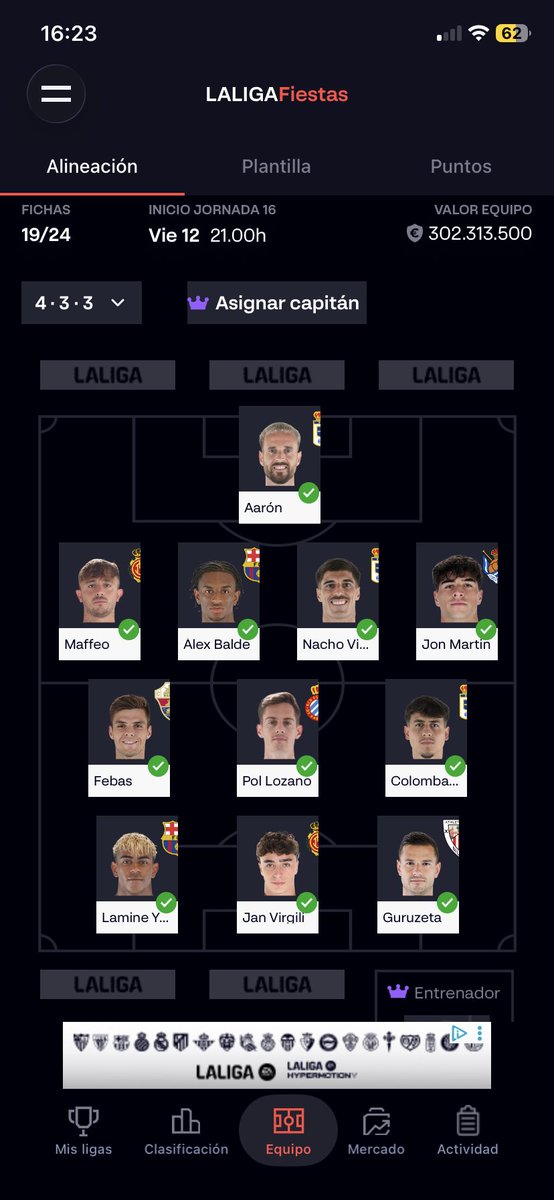 RaulVM_10's tweet photo. @Wizo14_ @MIS7ERMALAKI En el banquillo tengo camavinga, pacheco,abkar, gimenez, marcao, ibañez,
harias algun cambio? https://t.co/vuL70U5xJF