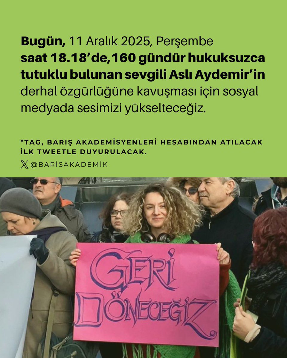 cem_ozatalay's tweet photo. #AslıAydemirSerbestBırakılsın https://t.co/wykCNC1bLQ