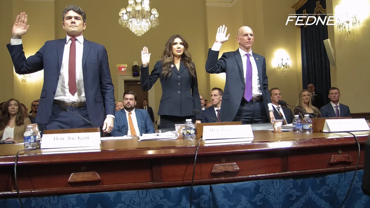 HAPPENING NOW: <a href="/DHSgov/">Homeland Security</a> Secretary <a href="/Sec_Noem/">Secretary Kristi Noem</a> and reps from NCTC, <a href="/FBI/">FBI</a> testify at <a href="/HomelandGOP/">House Homeland GOP</a> <a href="/HomelandDems/">Homeland Security Committee Democrats</a> >> youtube.com/live/B8VNAdxWd…