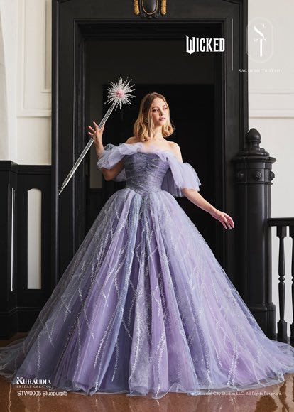 GlindaGrande_'s tweet image. WICKED X SACHIKO TSUTSUI (bridal dresses)