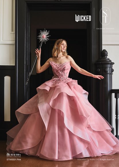 GlindaGrande_'s tweet image. WICKED X SACHIKO TSUTSUI (bridal dresses)