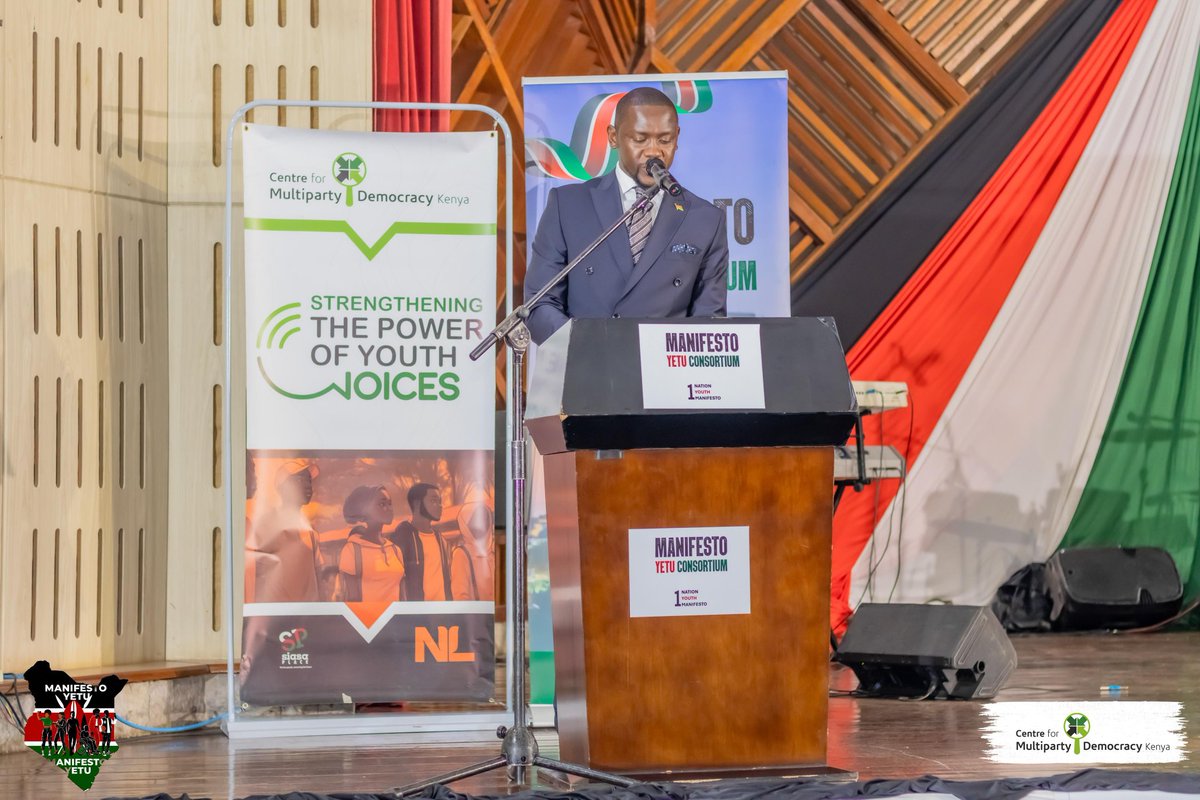 Manifesto Yetu is a youth-driven blueprint tackling unemployment, governance, climate action, and innovation — built by 1,200+ youth reps. Proudly for youth, by youth, with youth. Shoutout @kidimwaga2
#ManifestoYetu
#ManifestoYetuLaunch
One Youth One Nation