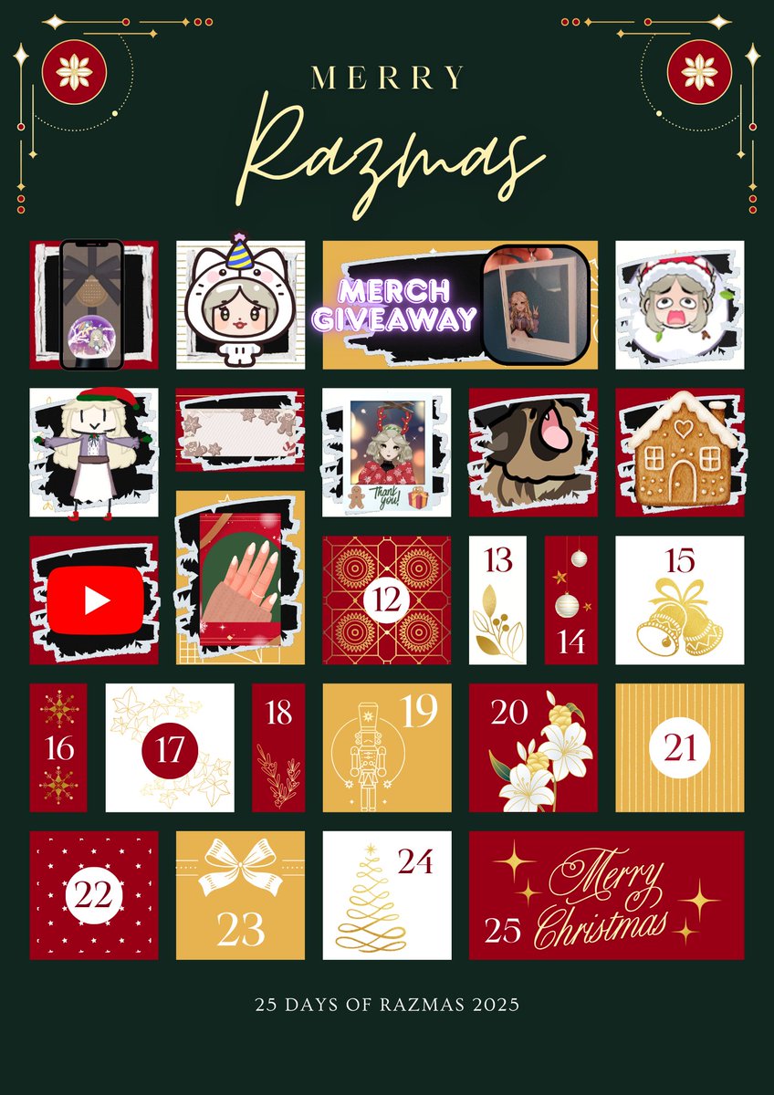 razaldia's tweet photo. On the eleventh day of Razmas my oshi gave to me...

A Christmas nails handcam stream~ 🎶 https://t.co/xq0HejpnAv
