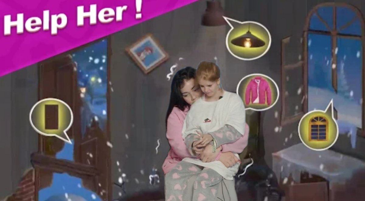 _andd2's tweet image. en medio de un invierno helado, una madre y su pequeña hija luchan por sobrevivir al frío y a las adversidades del mundo. Sus fuerzas se agotan…  Eres su única esperanza. Descarga este juego y rescátalas antes de que sea tarde #LaCasaDeLosGemelos2D4