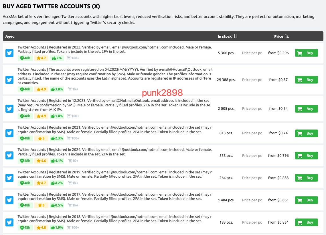 推特Twitter账号购买（TG: eq765）.fde