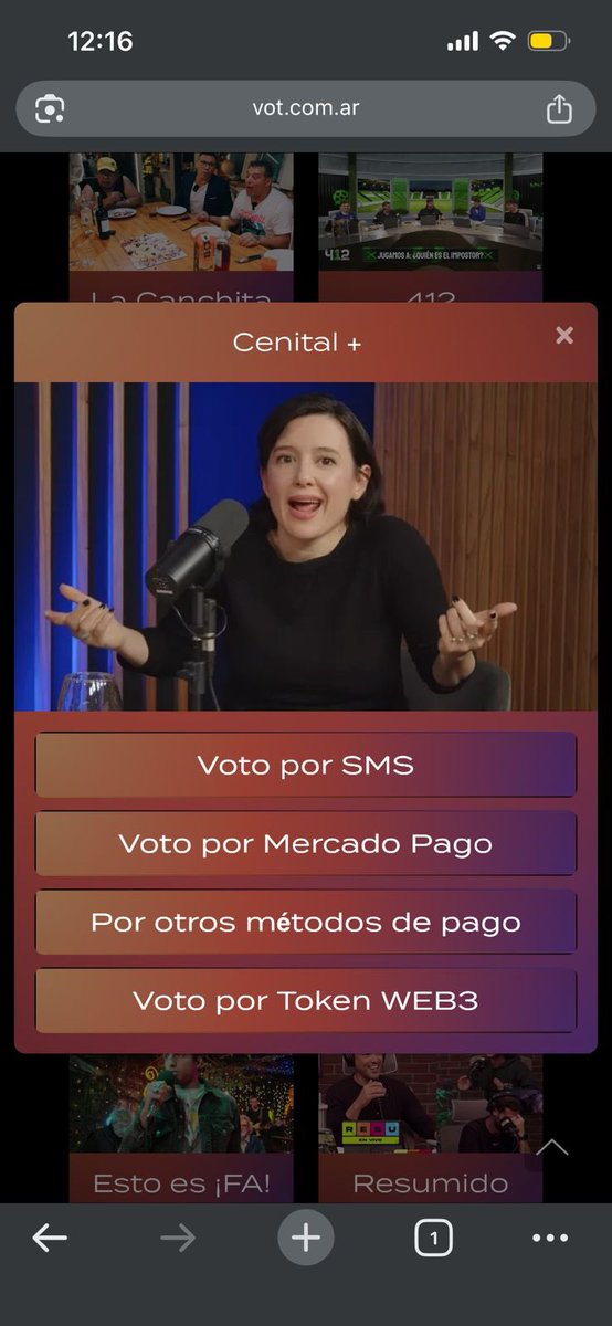 Sabías que cada stream eligio su clip  para que votes el mejor clip del año de los MF. Cenital me eligió a mí pero les recuerdo que me encuentran en <a href="/futurockOk/">Futurock.fm</a> ¿era necesario este gesto? 🤣 No lo creo.
