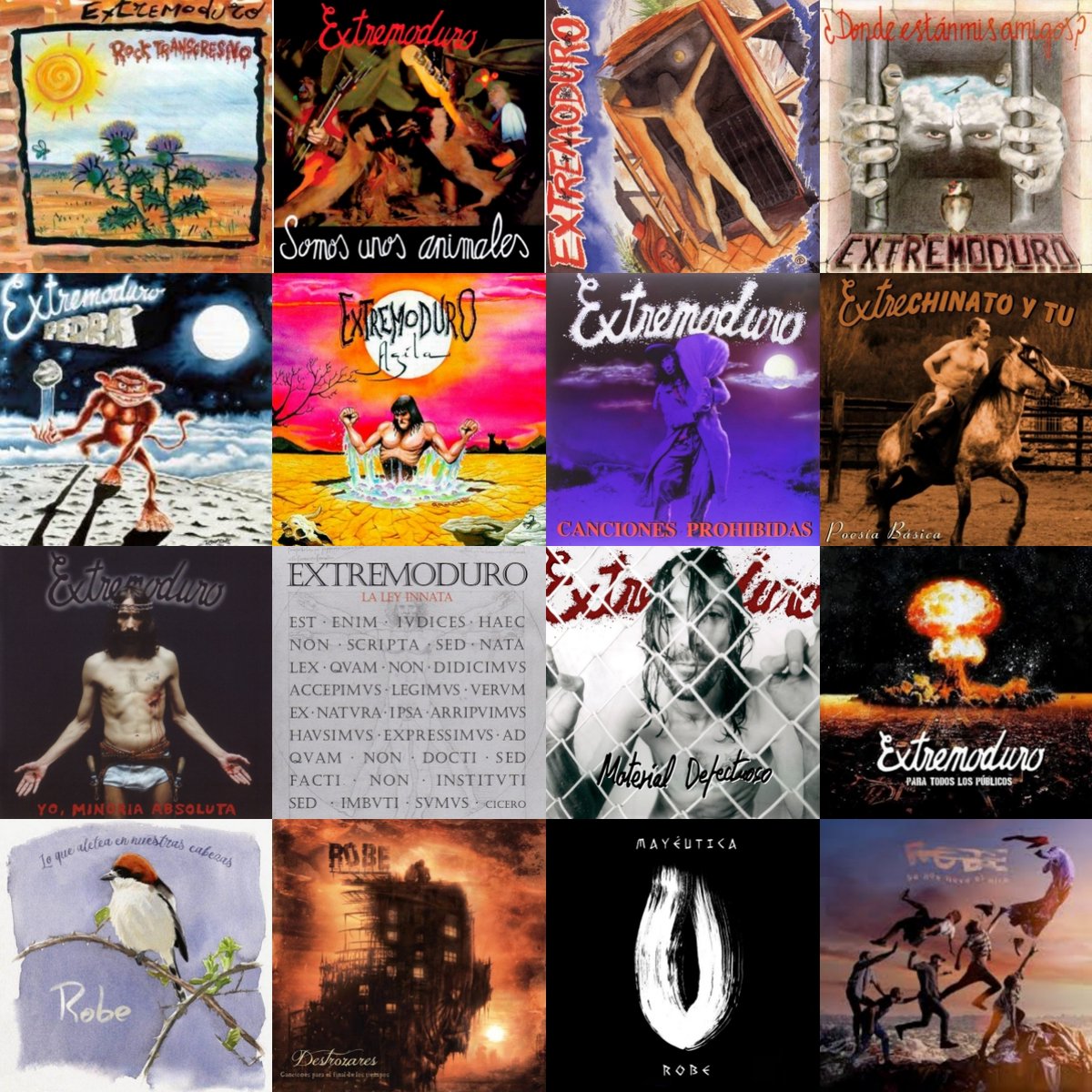 Swinxy's tweet image. He creado una lista de Spotify con todas las canciones de estudio de Robe.

Toda la discografía de Extremoduro, la suya en solitario, todas las colaboraciones y el disco de Extrechinato y tú.

Si a alguien le puede venir bien, os la dejo aquí: open.spotify.com/playlist/3gGpz…