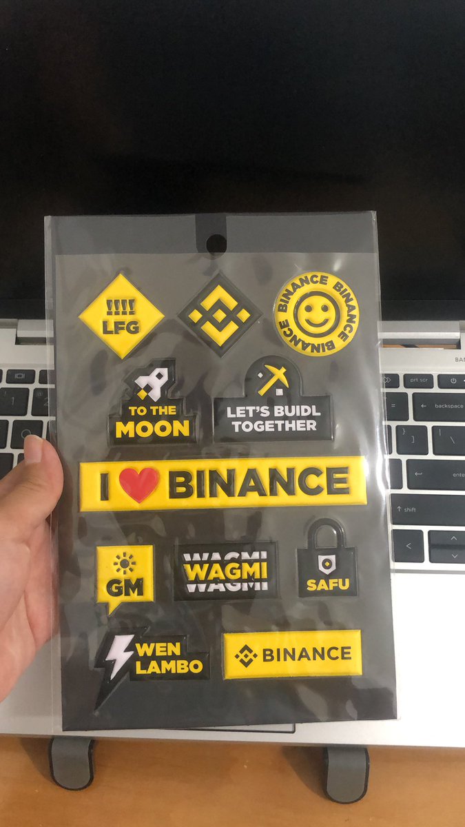 0xmelde's tweet photo. walopun gaikut IDBW tp tetep dpt oleh2 dari @joternals 🤭
binance emg keren ya stiker doang tp proper loh😲 https://t.co/sv9PcTz0aP