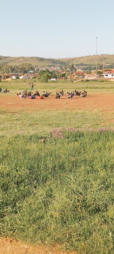 Football need a paradigm shift in the slums of Mamelodi.i saw football players training like military trainees