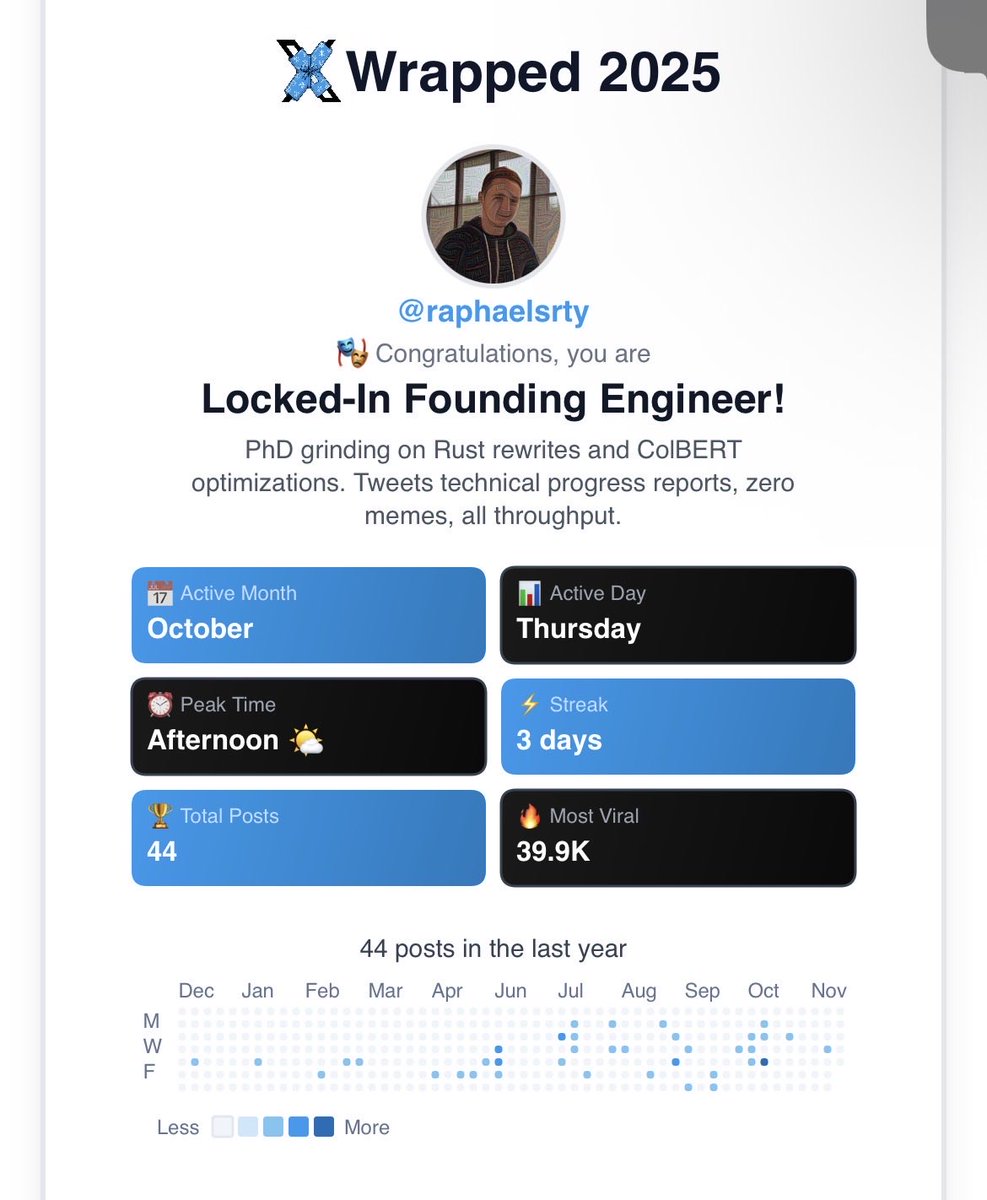 raphaelsrty's tweet image. This is accurate