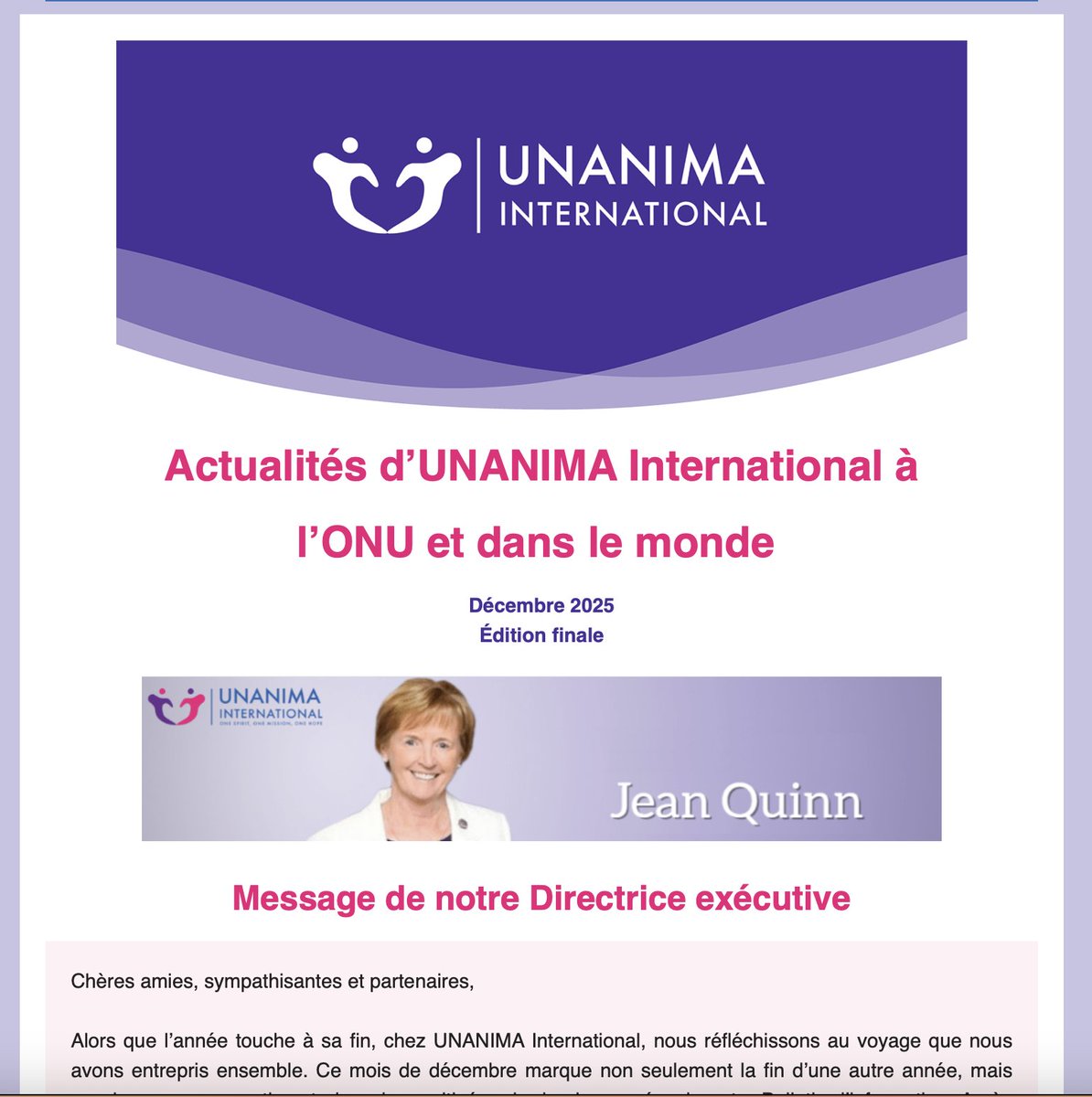UNANIMA International tweet media