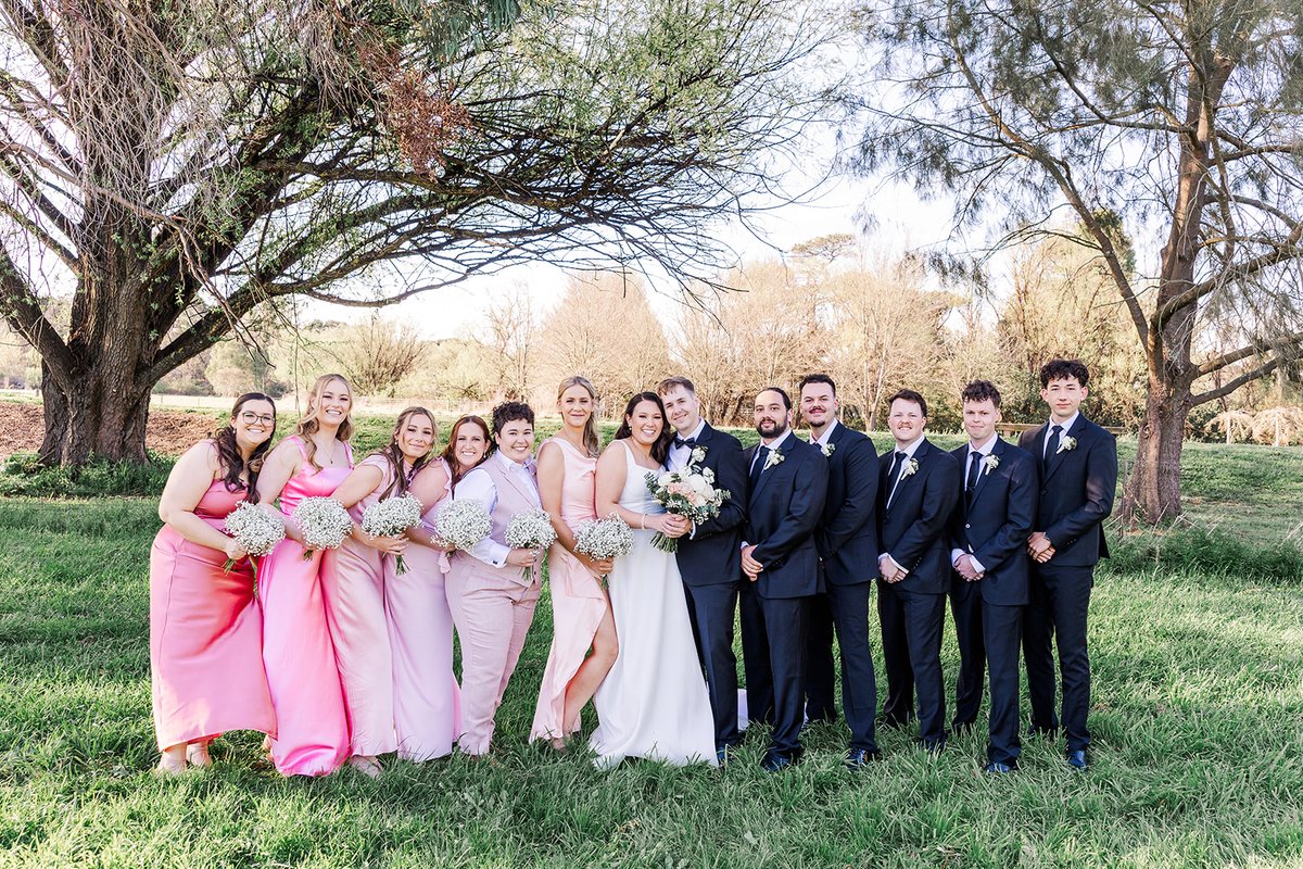 A wedding party bursting with color, joy, and pure celebration — Sophie &amp; Jayden’s day shows just how magical a Lake George Winery wedding can be.

Dreaming of your own vineyard “I do”? Secure your date early and let us bring your vision to life.

Book: lakegeorgewinery.com.au/weddings-event…