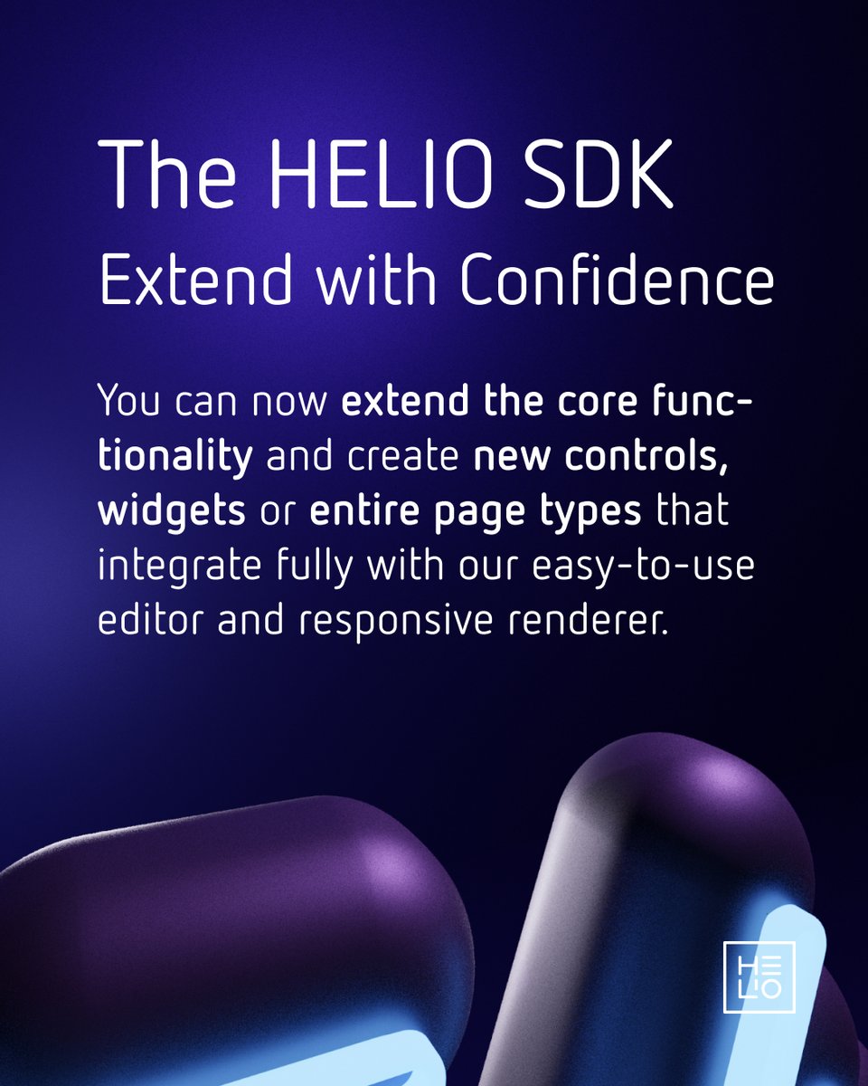 hmiproject's tweet photo. We’ve saved the best for last: the final release of 2025, HELIO 25.4 finally brings the long-awaited SDK and with it the possibility to create your own functions, controls, or page types for HELIO.
Test HELIO now: https://t.co/x7LgbKa07j https://t.co/uAS4U2q62r