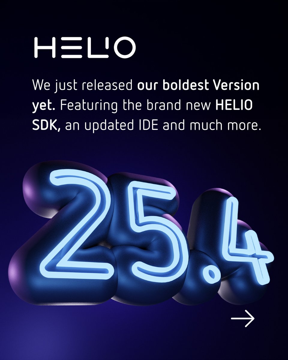 hmiproject's tweet photo. We’ve saved the best for last: the final release of 2025, HELIO 25.4 finally brings the long-awaited SDK and with it the possibility to create your own functions, controls, or page types for HELIO.
Test HELIO now: https://t.co/x7LgbKa07j https://t.co/uAS4U2q62r