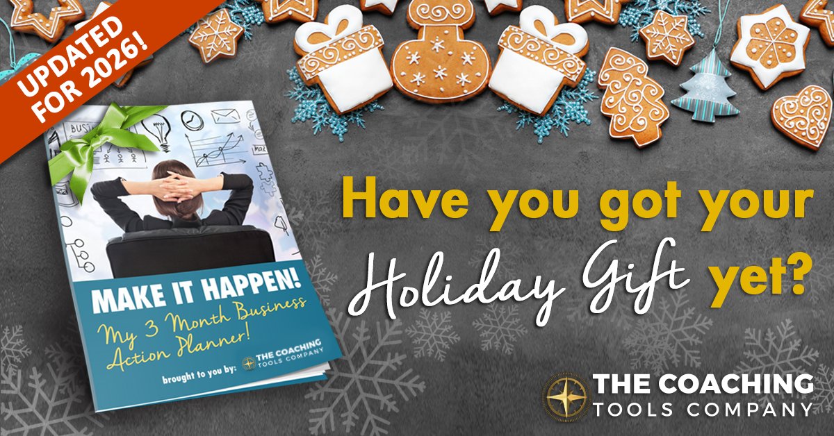 ToolsForCoaches's tweet image. Your 2025–2026 Holiday Gift is here! 🎁
Set your annual vision &amp;amp; 3 priorities to Make It Happen in 2026. Free planner inside Your Coaching Community™ — join or access via Tool of the Month.
💌tools.coach/4abWA8i

#thecoachingtoolscompany #HolidayGift #yourpartnerincoaching