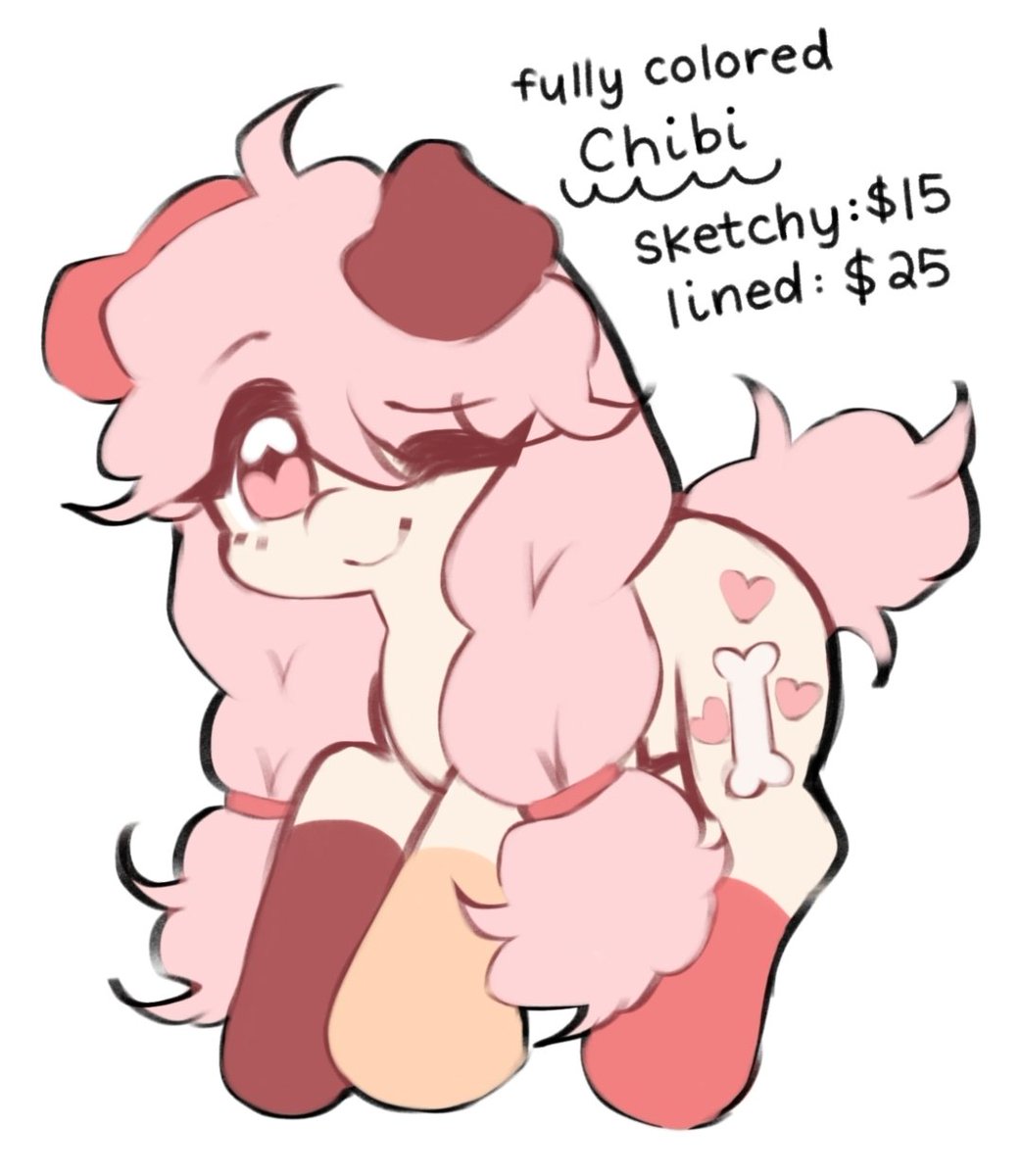 plurpawzz's tweet photo. 🍪🦴COMMS OPEN 🌈🩷🐛🐾
hi everyone! im opening some commission slots on here
i will draw....
- any gender/style/type of pony
i will not draw....
- nsfw
- suggestive art
- gore
- hate speech/symbols
- furries, humans, etc.
prices below! thank you
#mlpcommissions #mlpart https://t.co/YZhukMUcV7