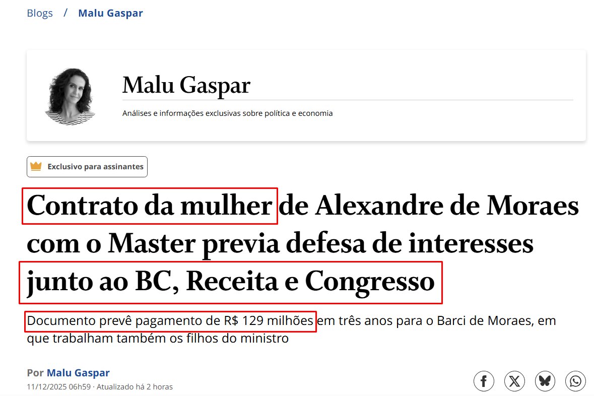 rafacouto1988's tweet photo. Essa história está ficando cada vez mais interessante...

Ja podemos EXIGIR o impeachment de Alexandre de Moraes ou a DEMOcracia é assim mesmo? https://t.co/DDx8QGPBQx