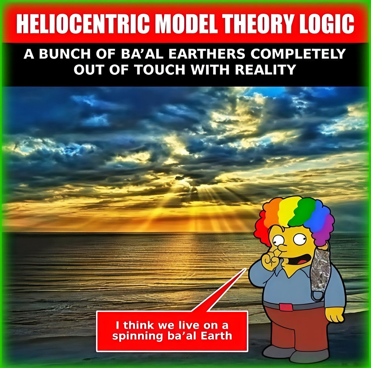 Bret Flat Earth Bible Jesus tweet media