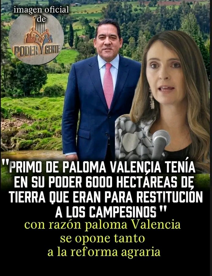 Familia de criminales la de Paloma Valencia.
