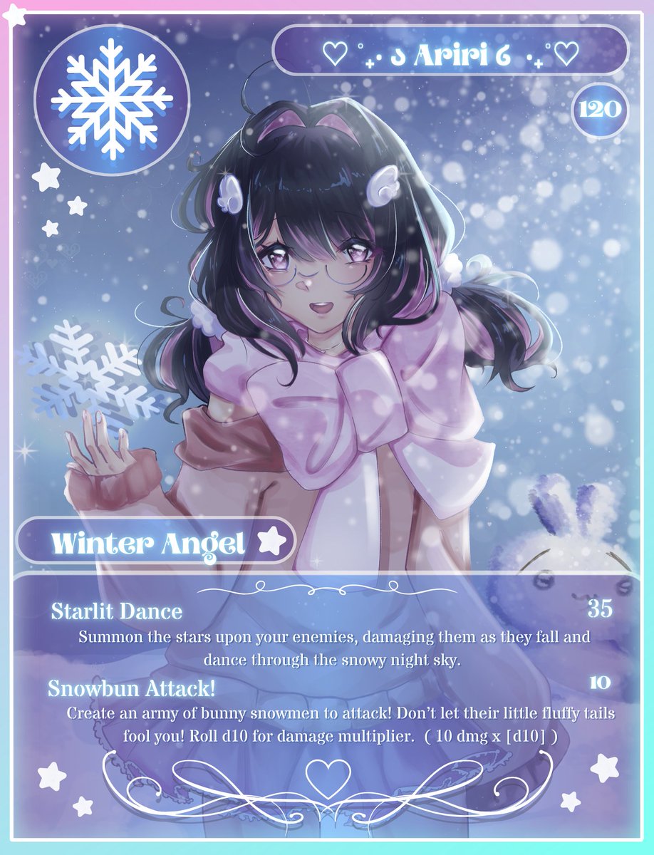 New Trading Card SSR ✨

Limited Edition: Winter Angel ❄