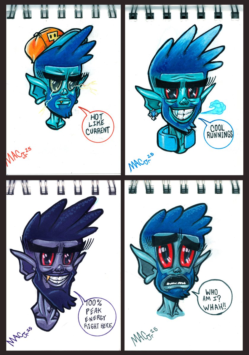 Mickezilla's tweet image. Charge Fit. Ice Fit. Giga Fit. Baby Dirk. A new batch of mini face sketches with fit-themed slang captions and one very confused baby duppy.
#DirkTheDuppy #CrossoverWorld #MiniSketches #Mascoteer #OCArt #AltFits