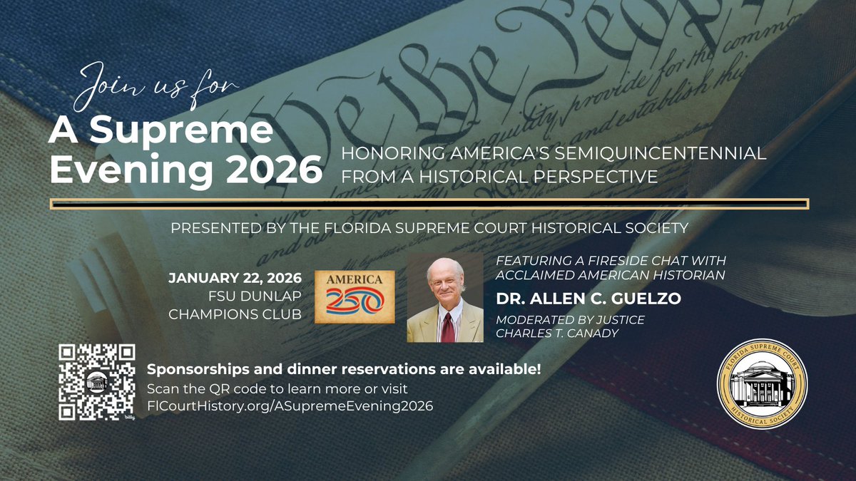 Florida Supreme Court Historical Society tweet media