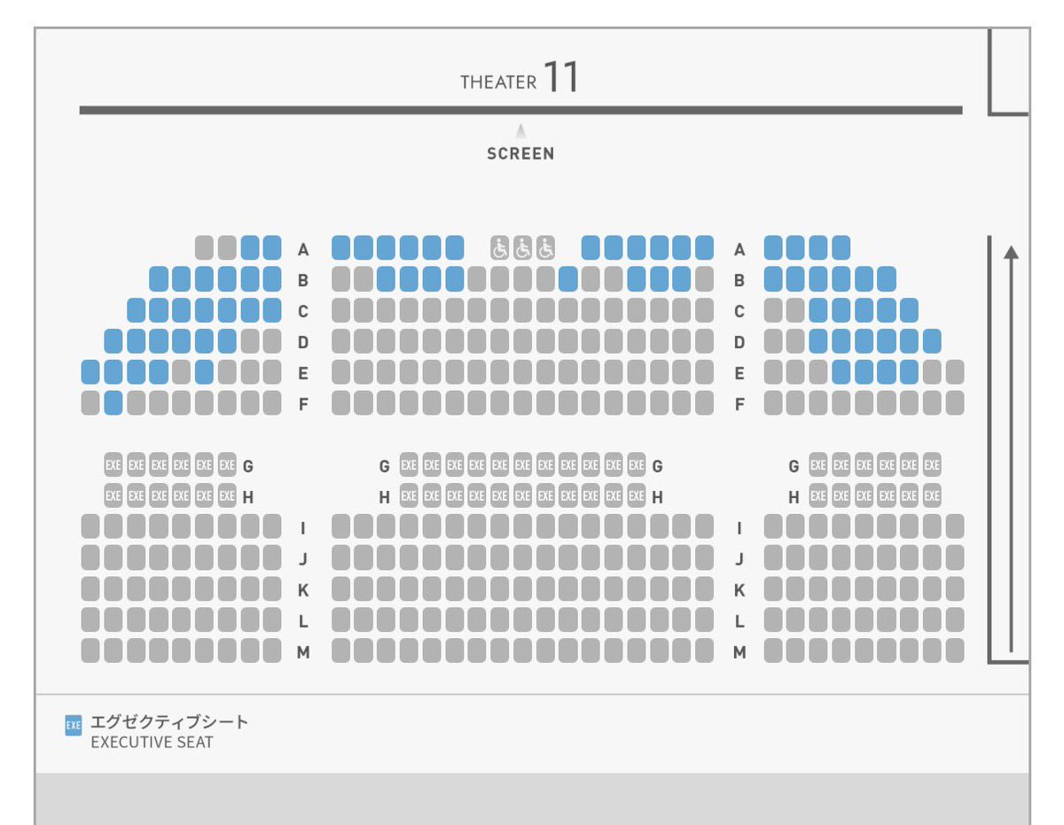 IMAX版バック・トゥ・ザ・フューチャー。もはや昨今の洋画では成し得ない埋まり方ですよ。