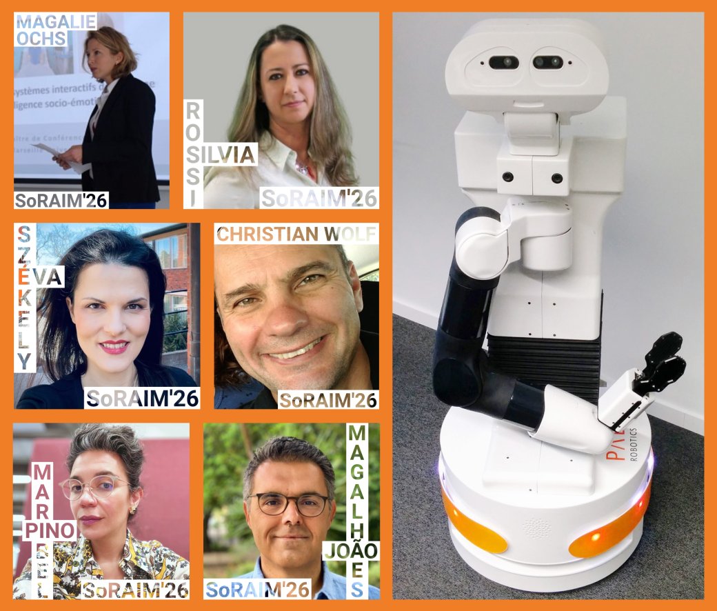 👀 Six keynote speakers and two hands-on session with TIAGo 🤖 
⁉️ What else could you wish for?
🥖 Meals, 🏕️ accommodation? Yes, they are included.
🎯 Register for the early bird before December 23rd: 
🔗project.inria.fr/soraim