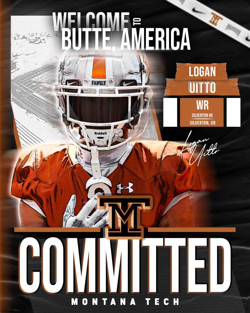 logan_uitto's tweet image. Committed!! Big thanks to @MonTechFootball for this opportunity! 
@CoachKyleSamson @MTFBCoachSchlee @CoachThatcher @CoachAndersonMT #Family #CountOnMe #DiggsFam26⚒️