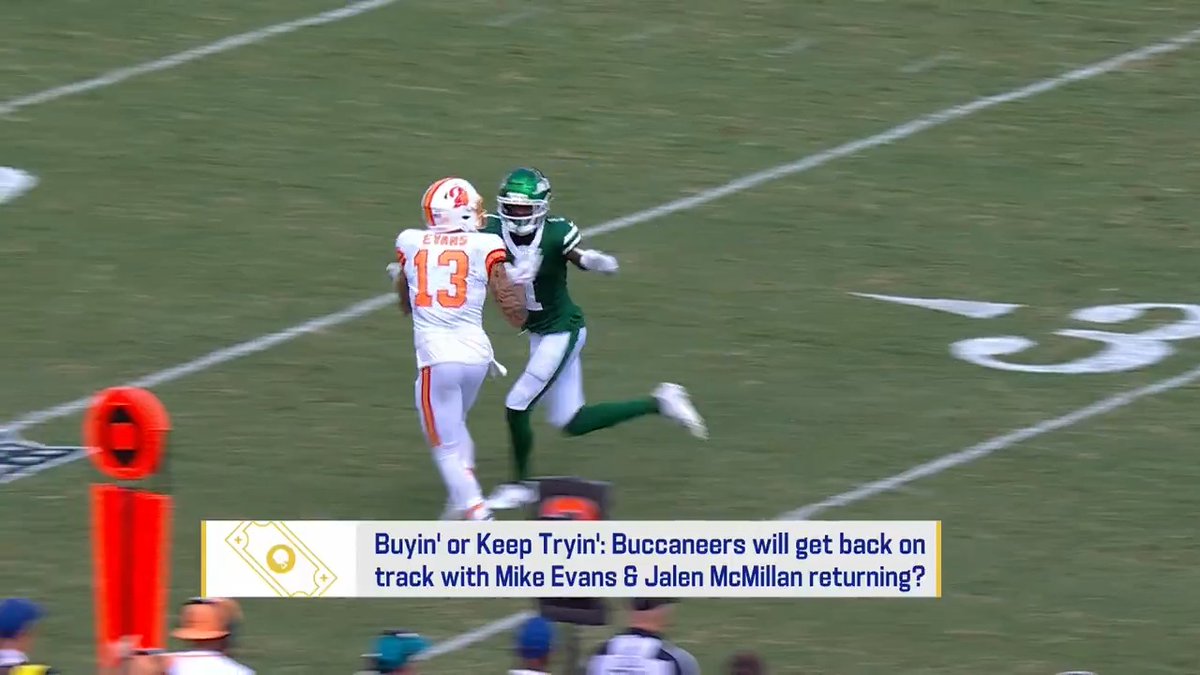 .@WWERollins sees Mike Evans as Baker Mayfield's "security blanket" and thinks that Evans' return will help open up the Buccaneers offense 👀