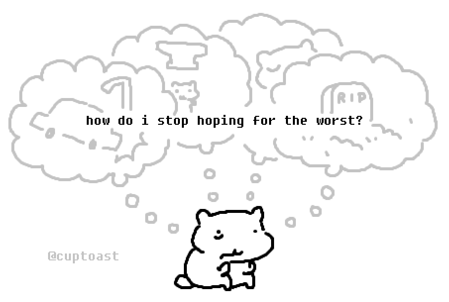 Otterrant's tweet photo. I didnt quote the artist  because i dont want to vent on their post.

I genuinely dont know what happened, everything was fine. Hell i was finally getting a break, but every "break," every time im not grinding myself to the bone, every time i have by myself, turns to this https://t.co/ENCqujTVmN