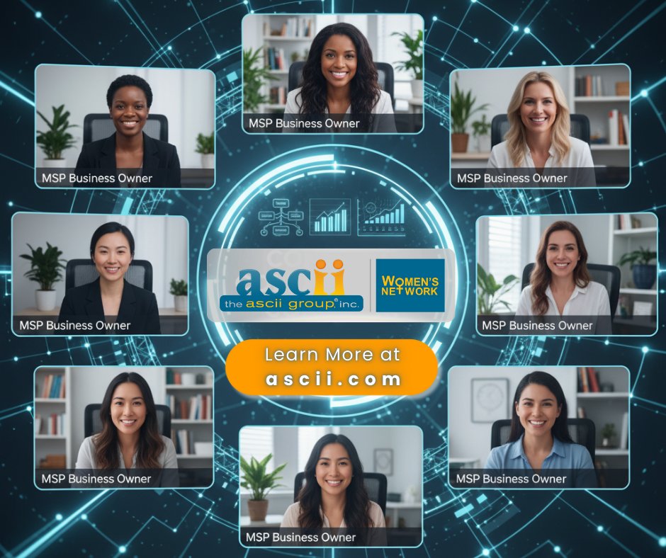 asciigroup's tweet image. As #MSPs look ahead to 2026, having trusted peers to learn from matters. The ASCII Women’s Network gives female MSP owners a dedicated space to connect, share insight, and talk through what’s shaping their businesses. Included with ASCII membership. Visit ascii.com