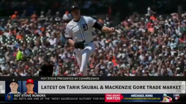.@jonmorosi shares the latest on the trade market for Tarik Skubal and MacKenzie Gore ⬇️
#MLBNHotStove