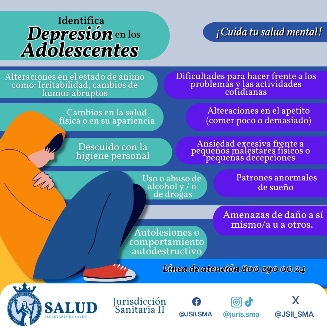 JSII_SMA's tweet image. Diciembre puede despertar emociones intensas en las y los adolescentes. 🎄💬
Identificar los cambios en su estado de ánimo es clave para poder acompañarlos.
👉 Mira la siguiente guía y conoce las señales de alerta.

#SaludMental #JSII @saludgobgente
