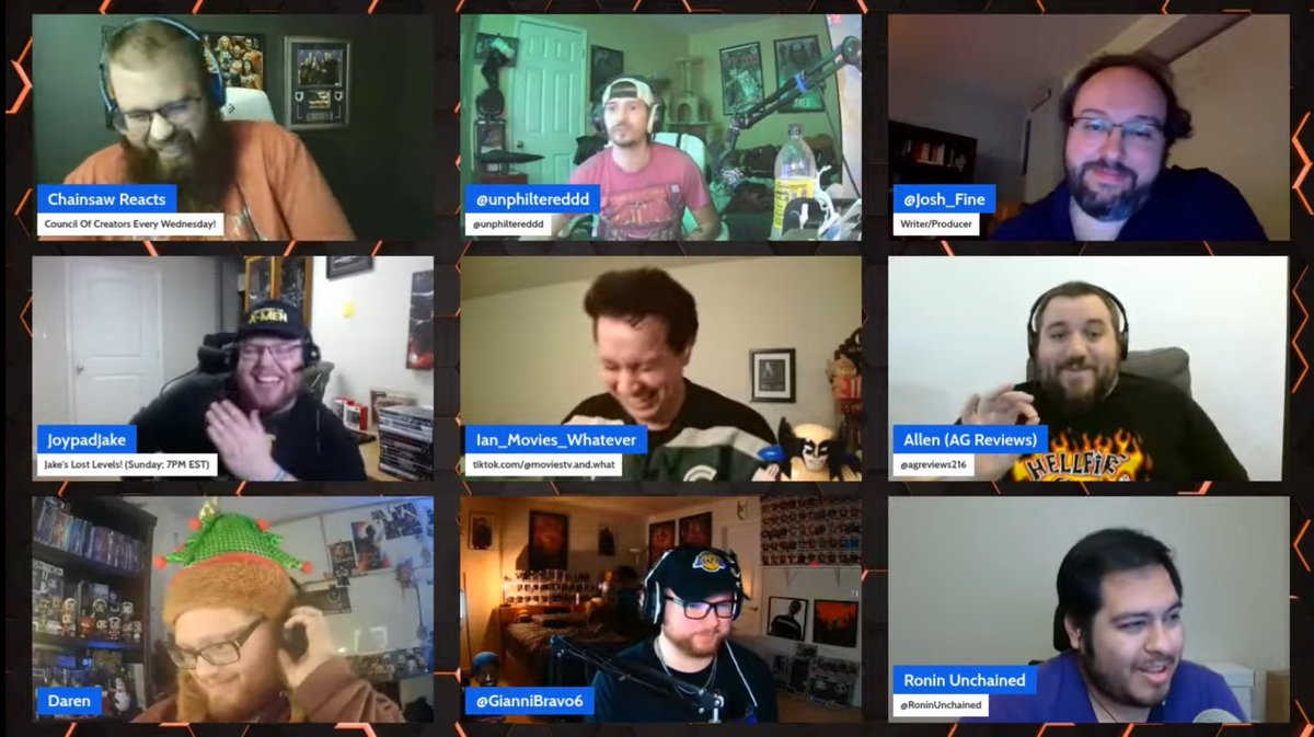 Shoutout to Phil, <a href="/Josh_Fine/">Joshua Fine</a>, <a href="/joypadjake/">JoypadJake</a>, <a href="/ianhinojosaaa/">Ian_anything_whatever 🥏</a>, <a href="/ageorge216/">AG Reviews</a>, <a href="/Daren_sanctuary/">Daren 💖💜💙</a>, <a href="/GianniBravo6/">Gianni Bravo🪐</a> &amp; <a href="/RoninUnchained/">Ronin Unchained</a> for joining Council Of Creators this week! youtube.com/live/1QEV4FUYd…
