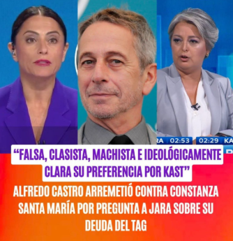 Iherreraa's tweet photo. Alguna feminista defendiendo a Cony Santa María y funando a Alfredo Castro?  No?  Son de cartón https://t.co/s5IfIpqAYd