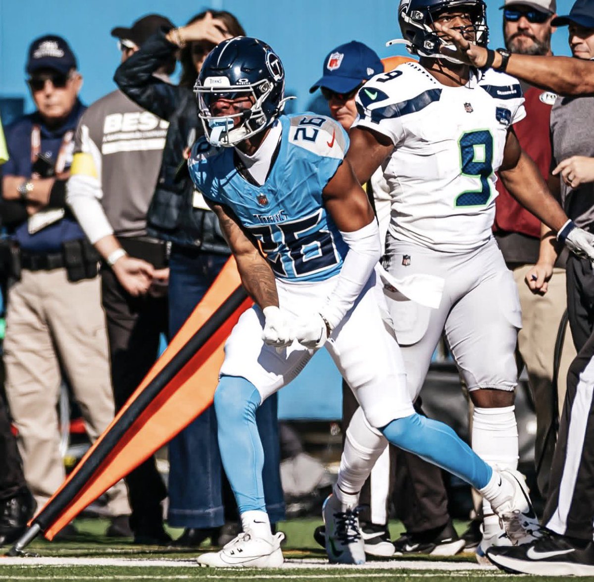 #Titans rookie CB Marcus Harris is only allowing a reception every 20.4 coverage snaps

That’s the best rate among all CBs in the NFL, minimum 20% coverage snaps per PFF

(📸: MH’s IG)