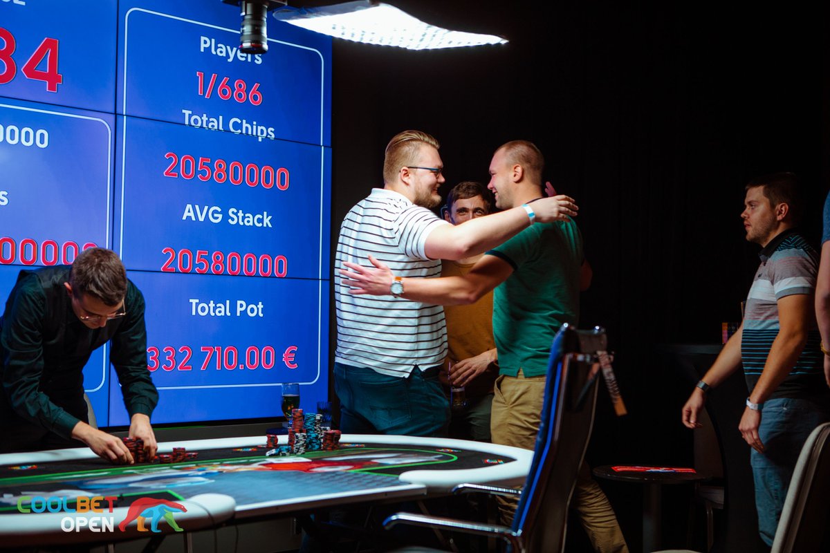 🔥 Coolbet Open 2019 Autumn Edition took Tallinn by storm with a massive 686-player field in the €550 Main Event.

🇪🇪 Ott-Kaarli Toome outplayed a stacked final table and claimed the title plus €71,700. 

#CoolbetOpen #PokerFestival #Coolbet #Tallinn