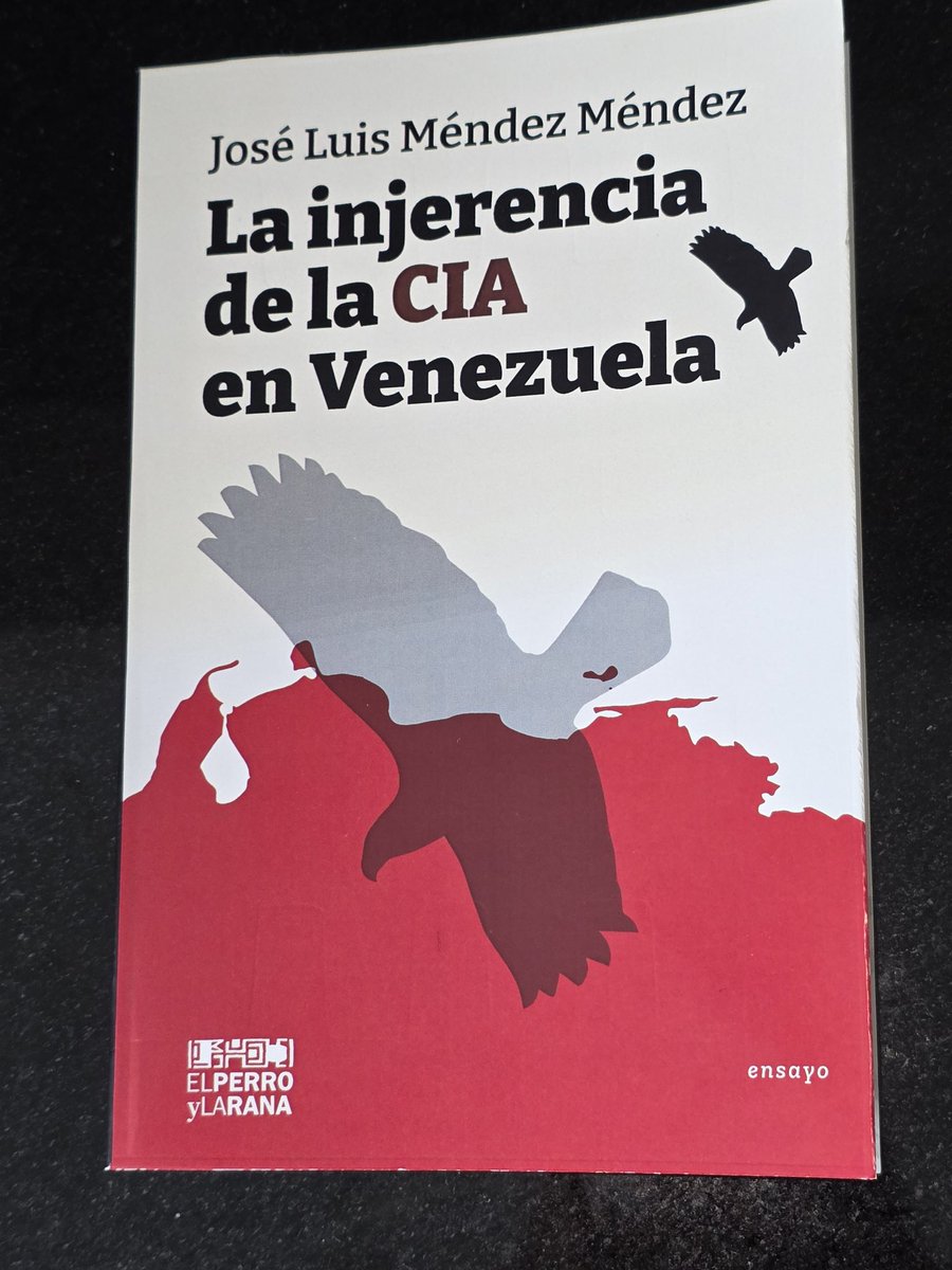 Este viernes 12 de diciembre, a las 3 pm, en el Centro de Estudios Latinoamericanos y Caribeños Rómulo Gallegos, Raúl Cazal, Ernesto Limia y yo presentaremos el libro "La injerencia de la CIA en Venezuela" del investigador cubano José Luis Méndez Méndez. #CubaConVenezuela
