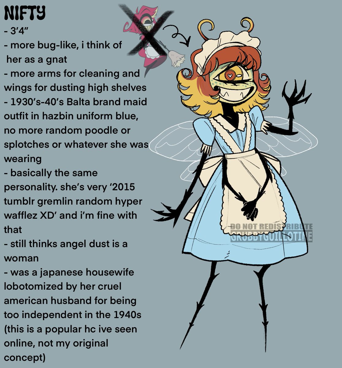 grubbyguillo's tweet photo. #VoxSolusAU
some more designs from my au! the designs themselves are drawn closer to viv’s style but the rest of my stuff isn’t jsyk. reposting niff bc i wanted to change her outfit :,D
.
.
.
#hazbinhotel #HazbinHotelAU #voxal #radiostatic https://t.co/efCNN93M5G