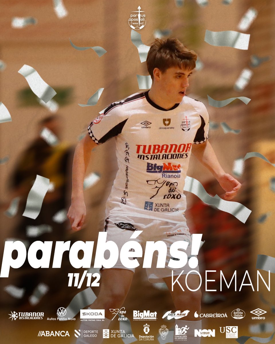 NoiaFutbolSala's tweet image. O neno fáisenos maior... de idade! 👱🏼‍♂️💎

🎂🤍 𝗣𝗮𝗿𝗮𝗯𝗲́𝗻𝘀, 𝗞𝗼𝗲𝗺𝗮𝗻!