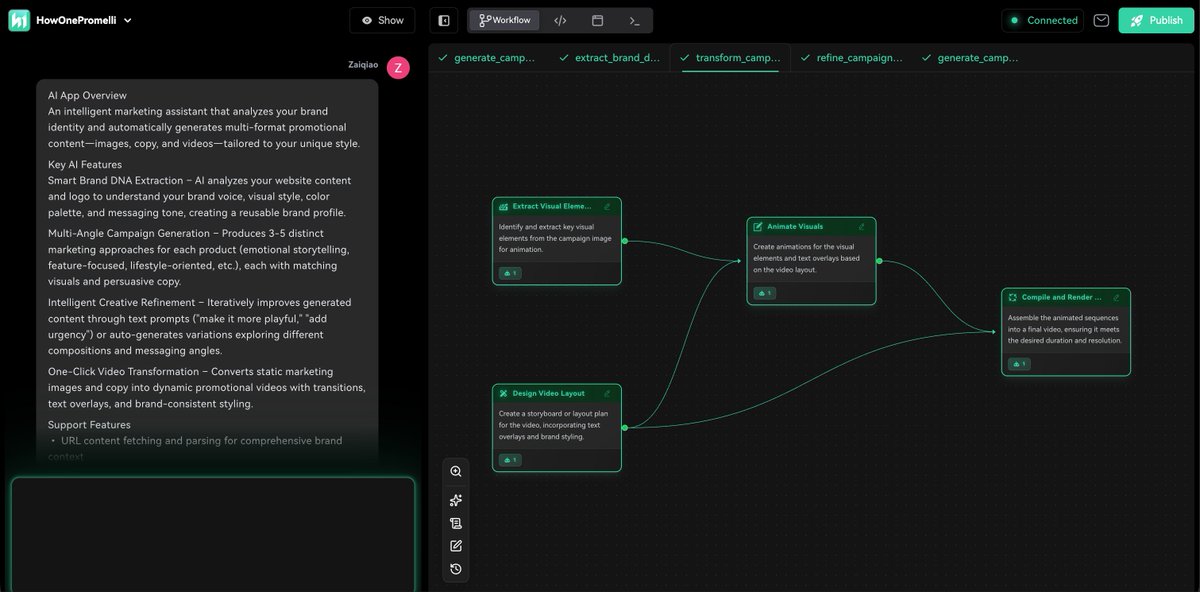 mengzaiqiao's tweet image. Google’s new AI marketing tool Pomelli is on fire lately 🔥
…but here’s the twist: you can build the same kind of platform on @HowOneAI in just 10 minutes ⚡️💡
Try it yourself 👉 apn3vfy-6ff205.howone.app

#Google #HowOneAI #NoCode #AIagents #MarketingTech #Pomelli