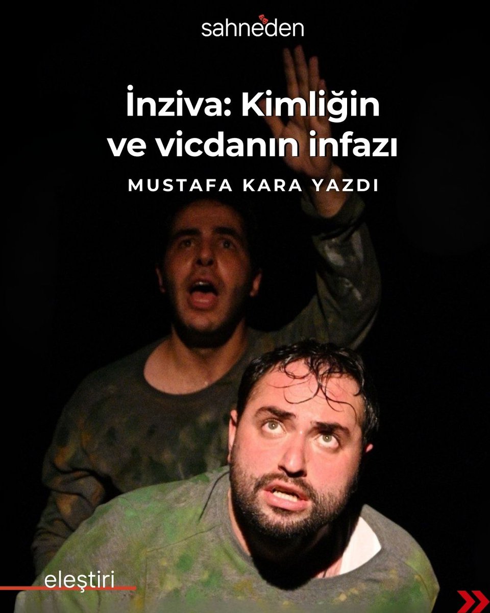 sahnedennet's tweet photo. 🎭İnziva: Kimliğin ve vicdanın infazı

@BeratBeyoglu'nun yazıp yönettiği İnziva, savaşın en çıplak ve trajik yüzleşmesini yıkılmak üzere olan daracık bir mağarının derinliklerine taşıyor.

🎟️@laveansanat'ın 6 sezondur sahnelediği İnziva, 10 Ocak’ta Şişli'deki İBB Kültür Habitat Sahne’de, 17 Ocak’ta Alan Kadıköy Meydan Sahne’de olacak.

✒️ @mustafakaraQ yazdı.

https://t.co/jjE7hzvPXH