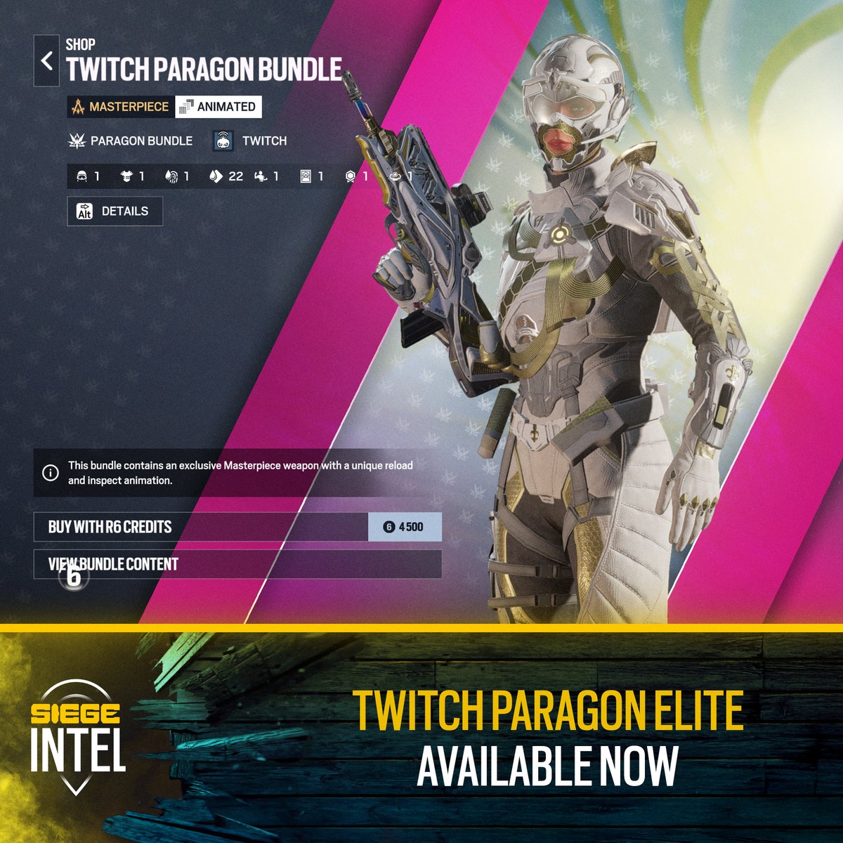Rainbow Six Siege Intel tweet media