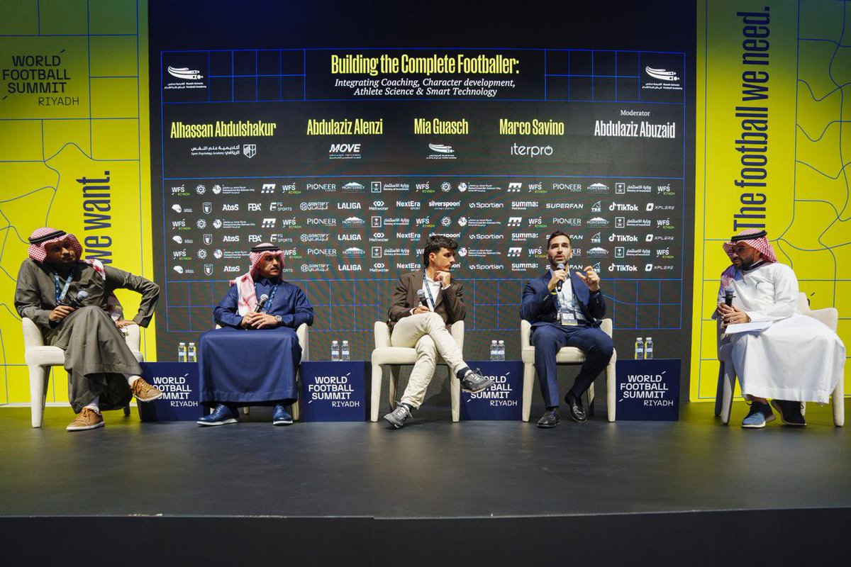 سعدت بتمثيل مركز موڤ للطب الرياضي الشامل <a href="/MOVEcsm/">MOVE | موڤ</a> في القمة العالمية لكرة القدم المقامة في مدينة الأمير محمد بن سلمان ( مسك ) <a href="/MiskKSA/">Misk Foundation | مسك</a> في الرياض كمتحدث رئيسي حول كيفية الوقاية من الإصابات الرياضية والطرق المثلى لتكوين رياضي محترف من الناحية الطبية للفئة العمرية ٩-١٧ سنة مع نخبة من