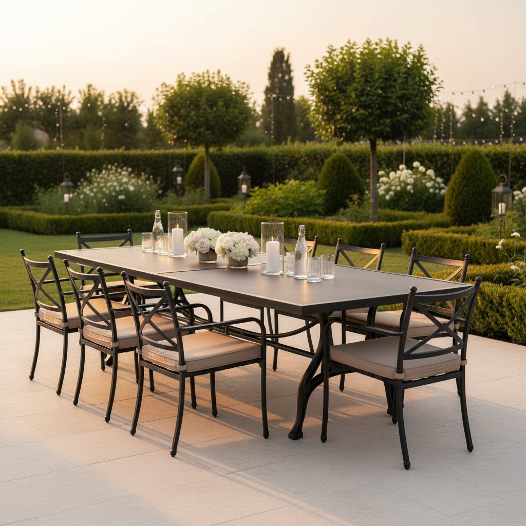 PatioPros's tweet photo. Imagine your next dinner right at this table ✨

Marquis 42" x 108" Rectangular Dining Table by Castelle finally gives you the style your patio deserves.

𝗟𝗲𝗮𝗿𝗻 𝗠𝗼𝗿𝗲: https://t.co/lkL7I7W0Uw

Follow us for more outdoor furniture.

#diningtable #PatioProductions https://t.co/wblTH8jOWo