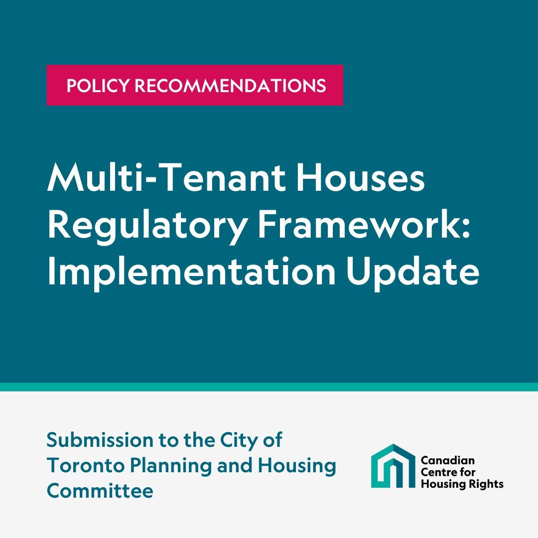 The City of Toronto is facing an ongoing housing and homelessness crisis, and multi-tenant houses (MTHs) remain one of the only deeply affordable options for many renters. These homes are essential for some of the most vulnerable members of our communities, including refugees,