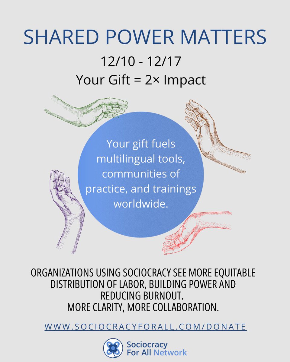 We are proud to have invested this year in developing a stronger framework that will empower more organizations to embrace sociocracy. Your support and engagement truly make all the difference!