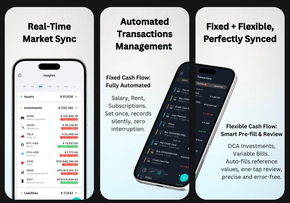 Synx - Net Worth Tracker tweet media