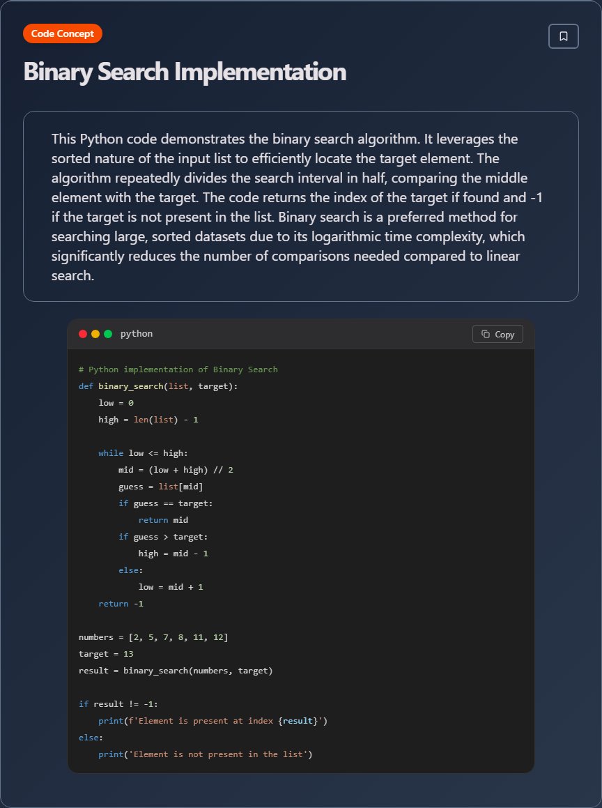 techielearns's tweet image. ✨ Binary Search Implementation (Data Structures And Algorithms)

#Algorithms #DataStructures #CodingInterview #ProblemSolving #100DaysOfCode #DevLife